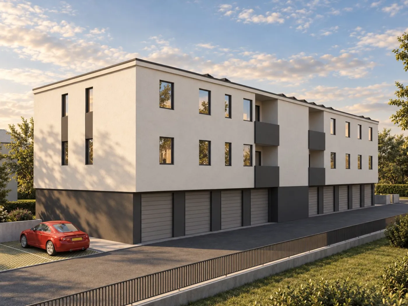 Residenza Aonez, lato garage